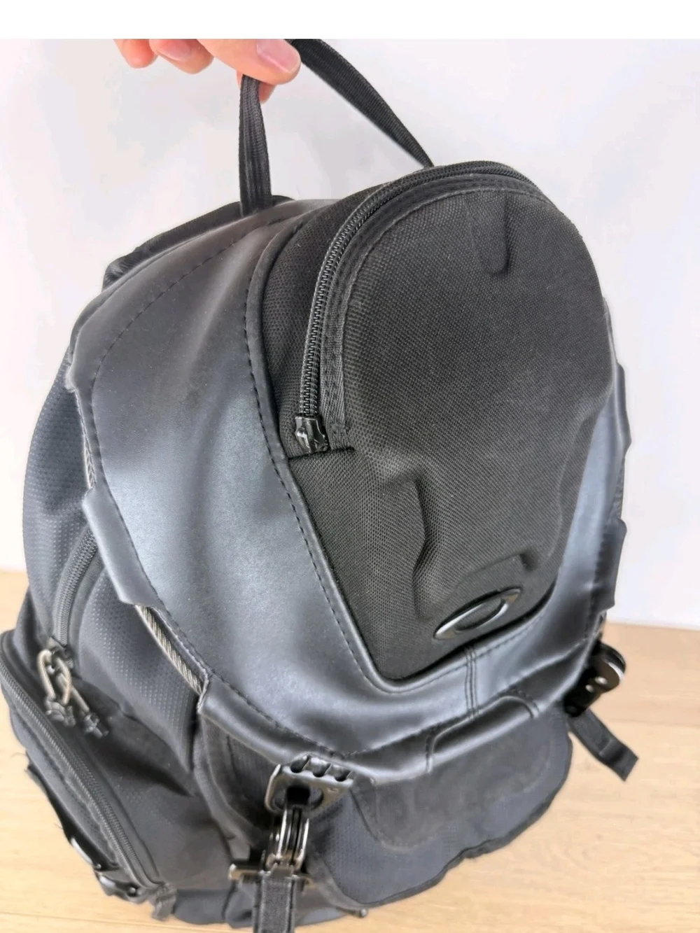Oakley Bathroom Sink Backpack in the Stealth Black colorway Tactical Backpack